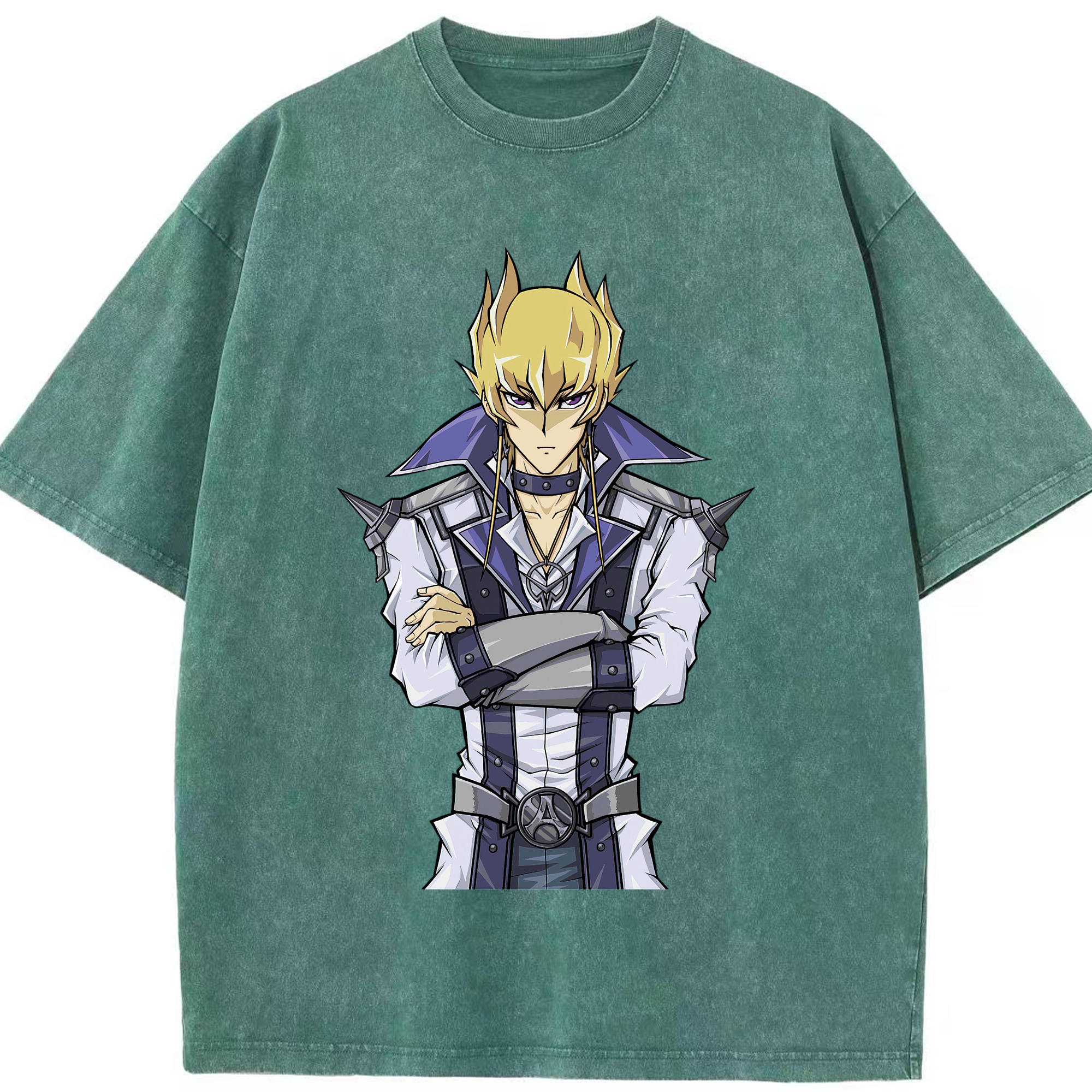 （画像用） 遊☆戯☆王 Yu-Gi-Oh! 綿100% ヴィンテージ風 半袖Tシャツ（フロントプリント）